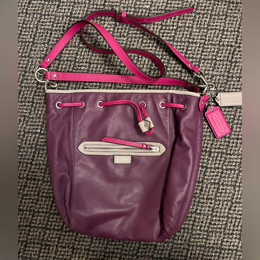 COACH leather purse